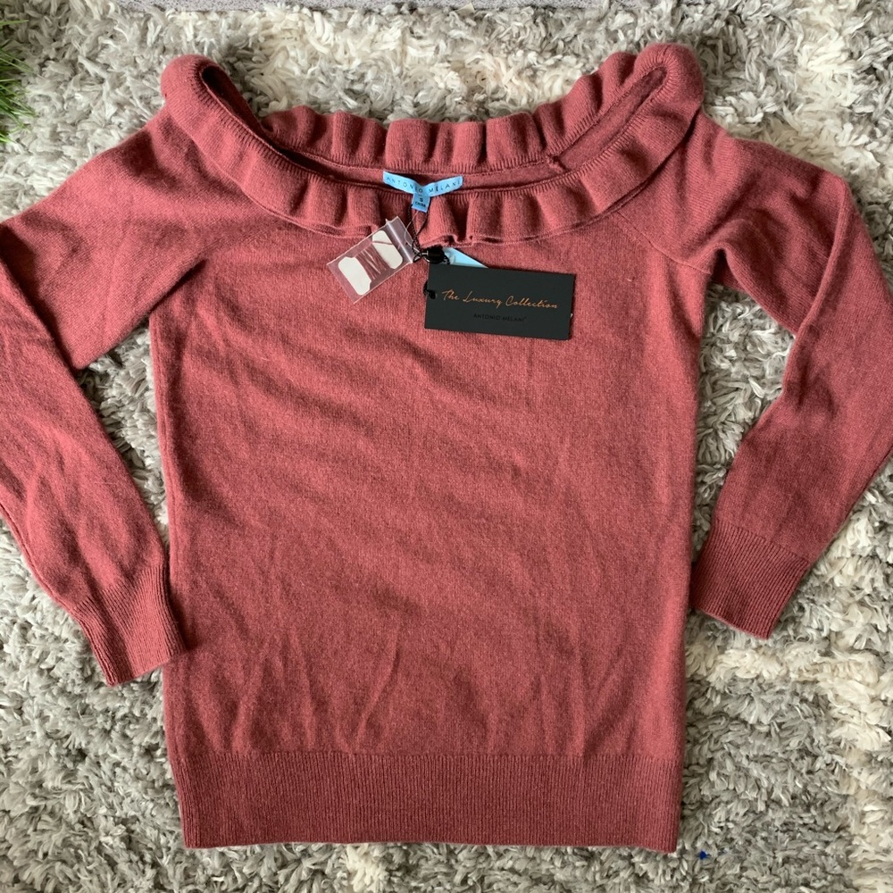 NWT ANTONIO MELANI Authentic Cashmere SWEATER